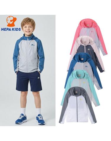 NEPA KIDS 네파키즈 공용 그래비티 방풍 자켓 KFD0611