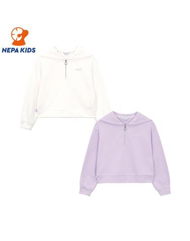 NEPA KIDS 네파키즈 블라썸 카라 맨투맨 티셔츠 KL25302