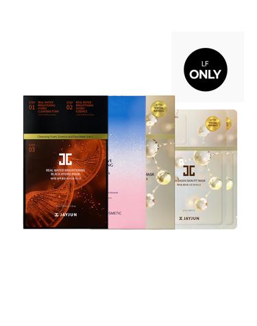 LF단독_[32매set]블랙 물광 하이드로3STEP 10매+콜라겐 스킨핏 10매+블루밍 1STEP 10매+콜라겐스킨핏 2매