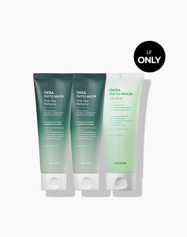 LF단독_[각질케어SET]딥 클리어 필링젤 150ml 2개+젤리마스크150ml