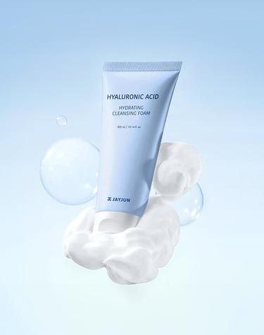 [대용량/촉촉쫀쫀] 히알루론산 하이드레이팅 클렌징 폼 300ml+선10ml