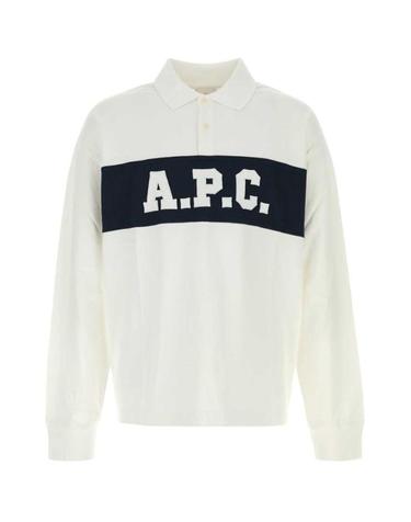 [해외직구] A P C  알렉시스 로고 긴팔 폴로 셔츠 COHRUH26633 AAB TP979705477