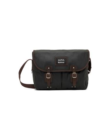 [해외직구] 아페쎄 카키 Barbour 왁스 타라스 메신저백 UBA0797SG91 TP878022687