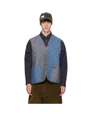 [해외직구] 26 FW 아페쎄 블루 Barbour 집업 퀼팅 라이너 베스트 262252M185000