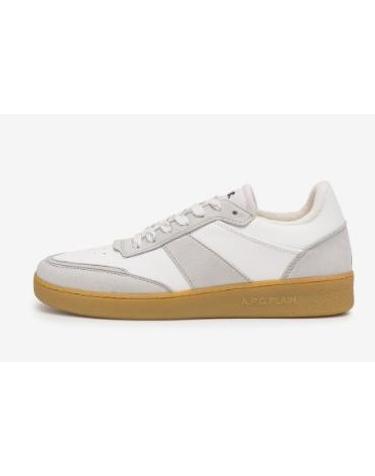 [해외직구] 26SS A P C  투 tone 합성 레더 Plain 스니커즈 PUABHM56112CAF TP572869103