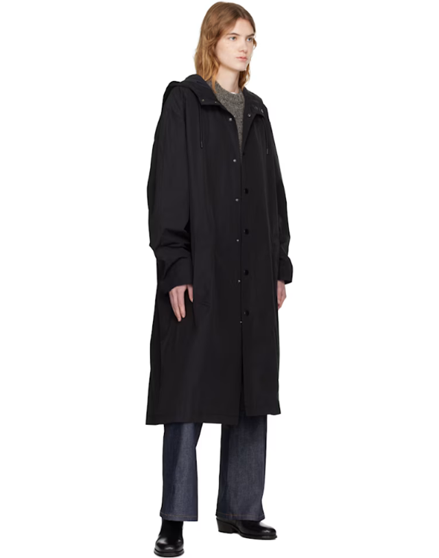 아페쎄 [해외직구] 26 FW 아페쎄 블랙 롱 파카 261252F059001 착용컷