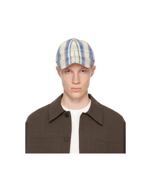 [해외] 26 FW 아페쎄 오프 화이트  블루 찰리 볼캡 262252M139001 DB7GXX75810