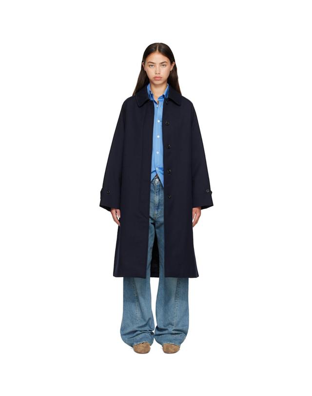 [해외] 26 FW 아페쎄 네이비 울 코트 262252F067000 DB7GXX75976