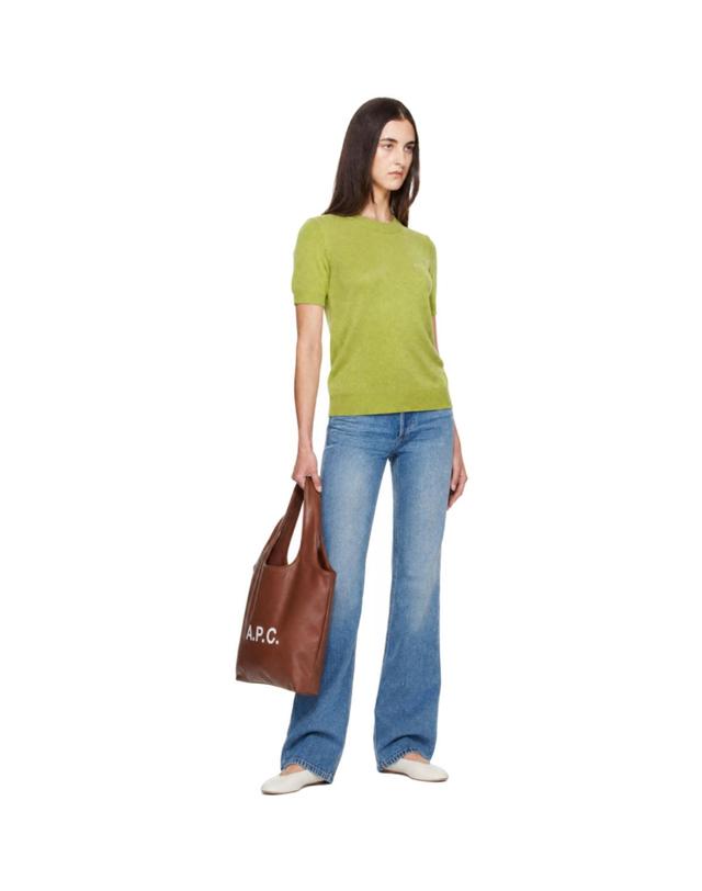 아페쎄 [해외직구] 아페쎄 그린 루마 티셔츠 WVAXU F23521 TP877932518 착용컷