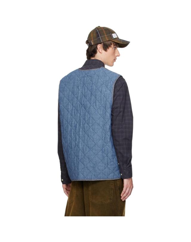 아페쎄 [해외직구] 아페쎄 블루 Barbour 집업 퀼팅 라이너 베스트 MLI0069BL25 TP878057299 착용컷