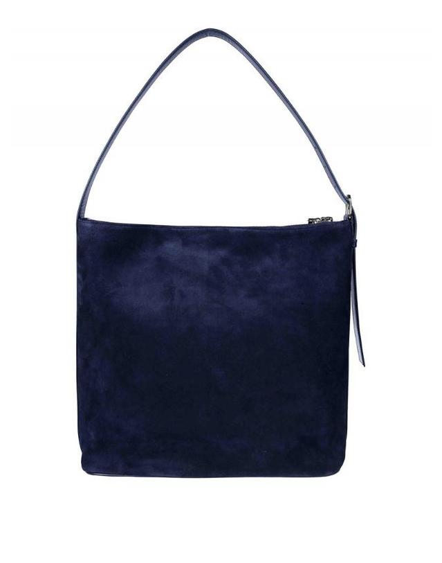 아페쎄 [해외직구] 26FW A P C 네이비 블루 suede 맥시 Vera 쇼핑 백 PXCALF67029IAK TP577867513 착용컷