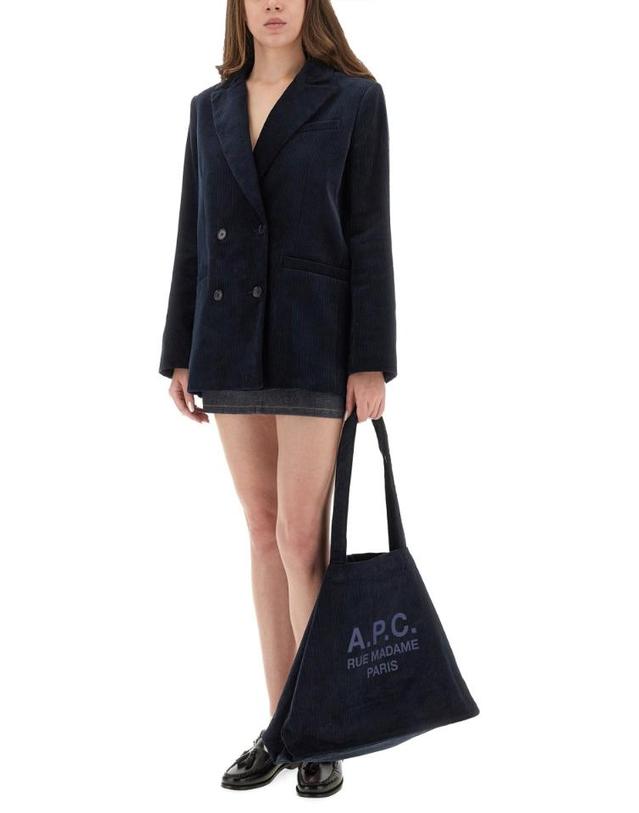 아페쎄 [해외직구] 25FW A P C Lucy 코듀로이 블레이저 COHBBF03212IAK TP573075302 착용컷