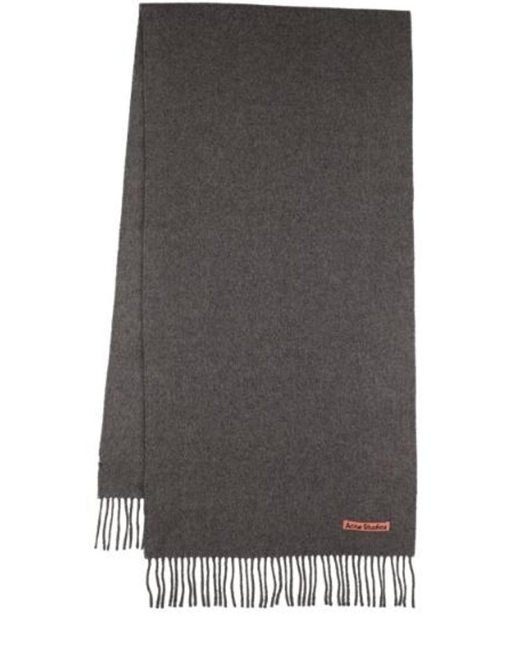 [해외] [아크네 스튜디오] 26 FW 남성 Rectangular scarf with fringe 82I SFG051 TP724697190 DB7HXX10765
