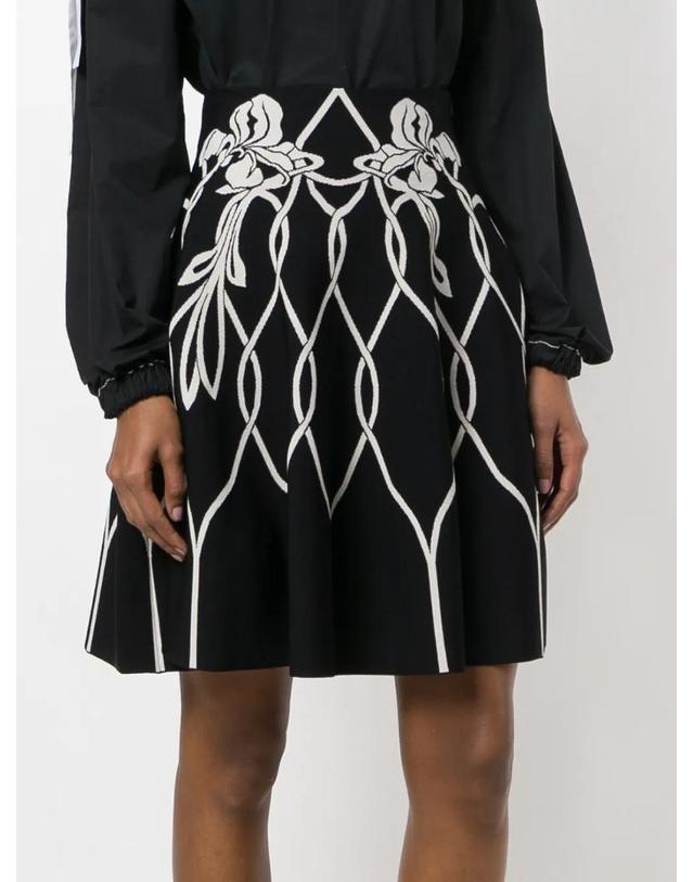 알렉산더 맥퀸 [해외직구] 26 FW 알렉산더 맥퀸 high waisted knitted skirt 532067Q1RPU TP458225207 착용컷