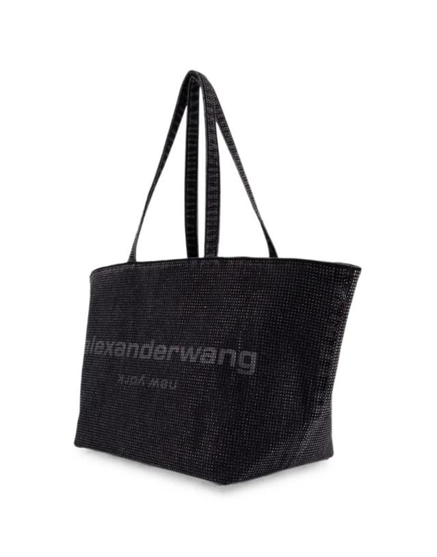 알렉산더 왕 [해외직구] 26 FW 알렉산더왕 펀치 라인스톤 장식 토트 백 20326T31T TP456747284 착용컷