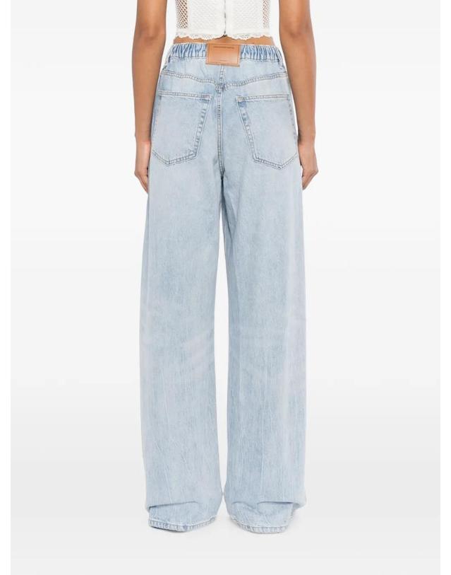알렉산더 왕 [해외직구] 26 FW 알렉산더왕 drawstring wide leg jeans 4DC32641652NDATS TP459008407 착용컷