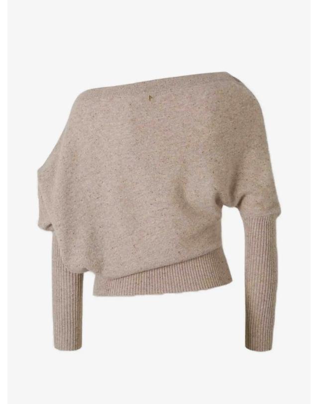 알투자라 [해외직구] 26 FW 알투자라 off shoulder draped sweater F2268899100CASHMERE TP457923796 착용컷