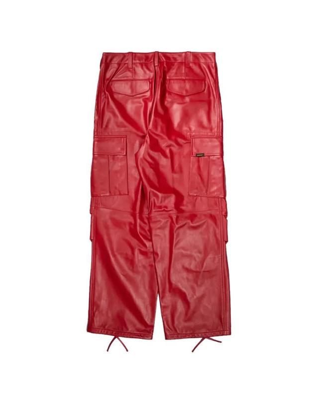 앰부시 엠부쉬 [해외직구] 26 FW 앰부쉬 레더 카고 팬츠 12115630RED TP452406170 착용컷