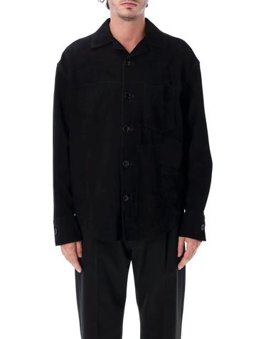 [해외직구] 26FW AMI suede 고트스킨 오버셔츠 UJK826LH0059001 TP582210368