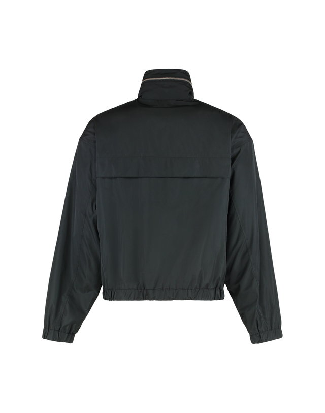 아미 [해외직구] 25FW AMI 테크니컬 패브릭 자켓 with 집 앤 후드 HJK828PL0039001 TP572948531 착용컷