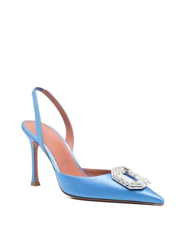 아미나무아디 아미나 무아디 [해외직구] 아미나 무아디 Camelia crystal embellished slingback pumps 12317311271176 TP725754692 착용컷