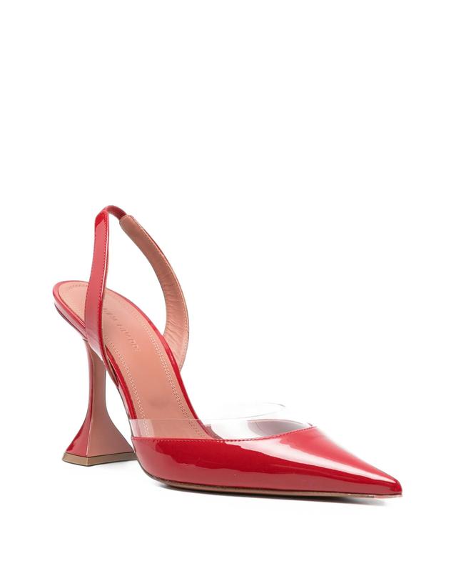 아미나무아디 아미나 무아디 [해외직구] 아미나 무아디 Lara transparent panel slingback pumps 12317311172872 TP725754670 착용컷