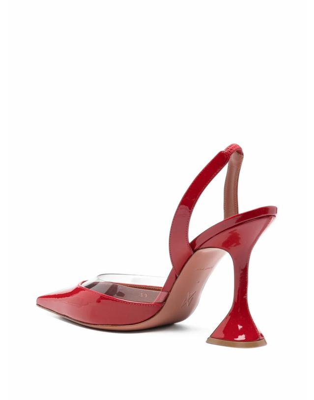 아미나무아디 아미나 무아디 [해외직구] 아미나 무아디 Lara transparent panel slingback pumps 12317311172872 TP725754670 착용컷