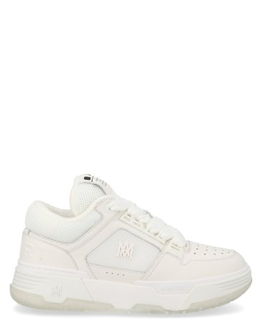 [해외직구] 26SS 아미리 화이트 레더 앤 패브릭 MA 1 스니커즈 AMFOSR1097WHITE TP572921723