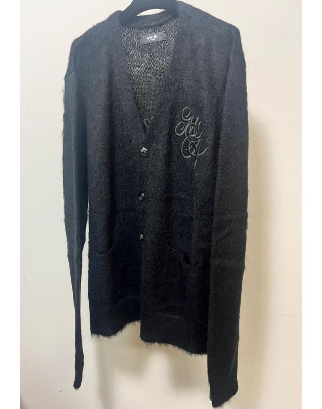 아미리 [해외직구] 24FW 아미리 MA SWIRL 가디건 AMKNCD1033BLACK TP580104621 착용컷
