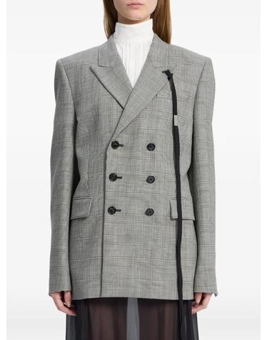 [해외직구] 26 FW Ann Demeulemeester 울 더블 브레스티드 블레이저 B0014509FA760 TP458464771