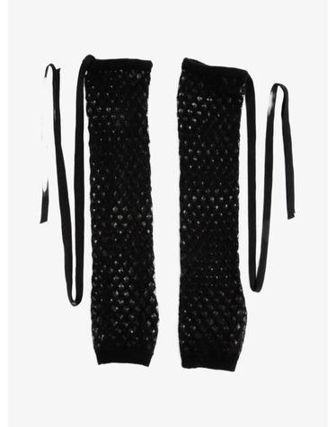 [해외직구] 26 FW Ann Demeulemeester 텔라 아주르 니트 레그 워머 B0014551KN095 TP456628958