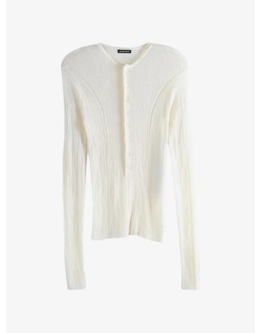 [해외직구] 26 FW Ann Demeulemeester 골지 니트 긴소매 티셔츠 2601MKST27FA052 TP454291184