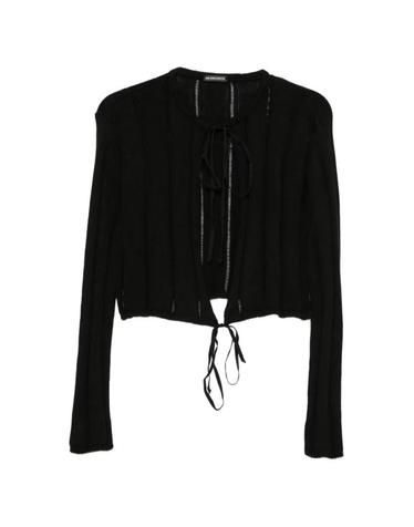 [해외직구] 26 FW Ann Demeulemeester 타이 오픈 니트 가디건 2620WKCA41KN085 TP457450358