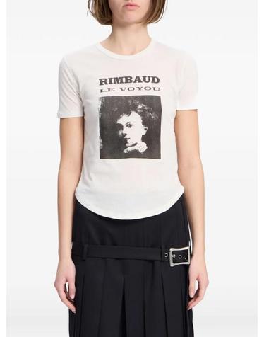 앤드뭘미스터 [해외직구] 26 FW Ann Demeulemeester 르 보유 그래픽 프린트 티셔츠 B0014679FA206 TP457335356