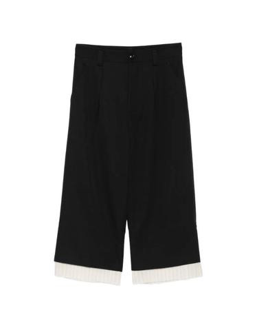 앤드뭘미스터 [해외직구] 26 FW Ann Demeulemeester 버진 울 크롭 팬츠 2602WTR22FA761 TP460095111