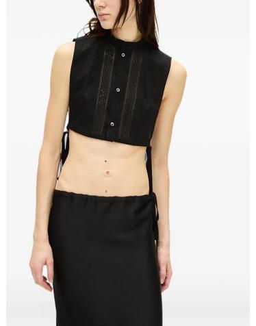 앤드뭘미스터 [해외직구] 26 FW Ann Demeulemeester 레이스 디테일 민소매 탑 B0014419FA026 TP460090496