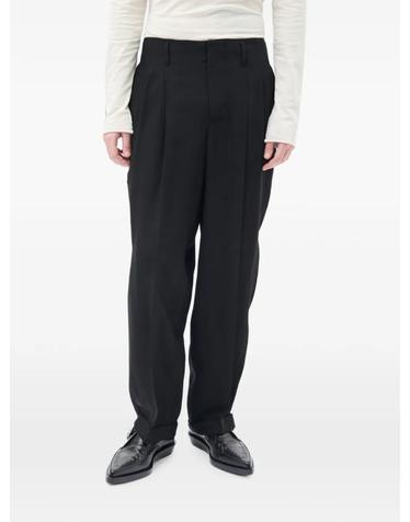 앤드뭘미스터 [해외직구] 26 FW Ann Demeulemeester 아그다르 플리츠 테이퍼드 팬츠 B0014259FA558 TP459458999