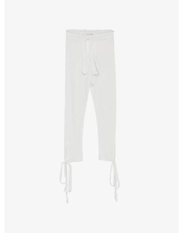 앤드뭘미스터 [해외직구] 26 FW Ann Demeulemeester 레이스 트리밍 팬츠 2602WJTR77FA766 TP459989626
