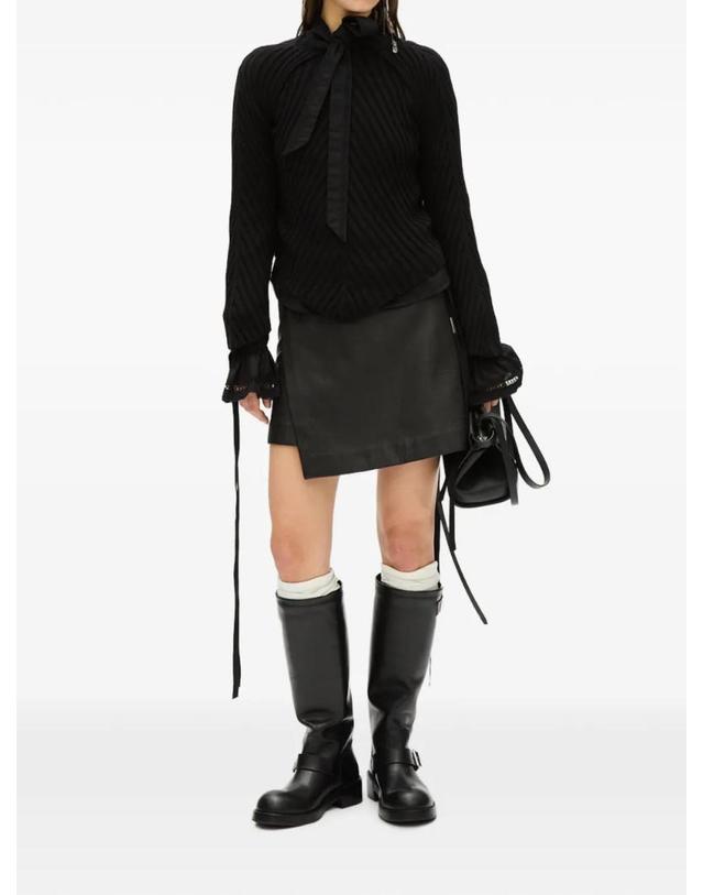 앤 드뮐미스터 앤드뭘미스터 [해외직구] 26 FW Ann Demeulemeester 컷아웃 스웨터 B0014320KN085 TP457347876 착용컷