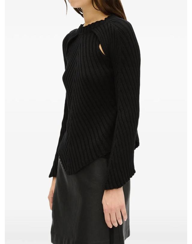 앤 드뮐미스터 앤드뭘미스터 [해외직구] 26 FW Ann Demeulemeester 컷아웃 스웨터 B0014320KN085 TP457347876 착용컷