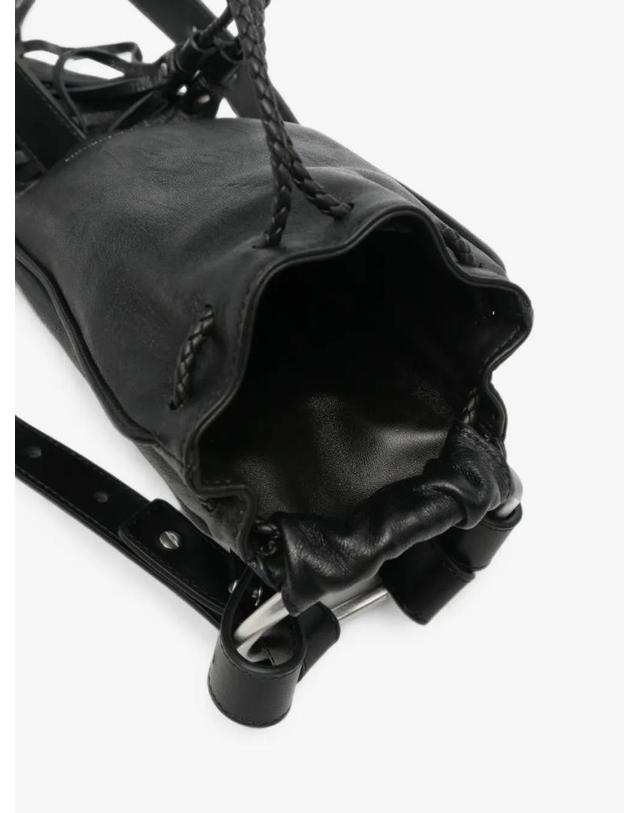 앤 드뮐미스터 앤드뭘미스터 [해외직구] 26 FW Ann Demeulemeester 케넌 프린지 트리밍 레더 버킷 백 B0014598LT213 TP459250631 착용컷