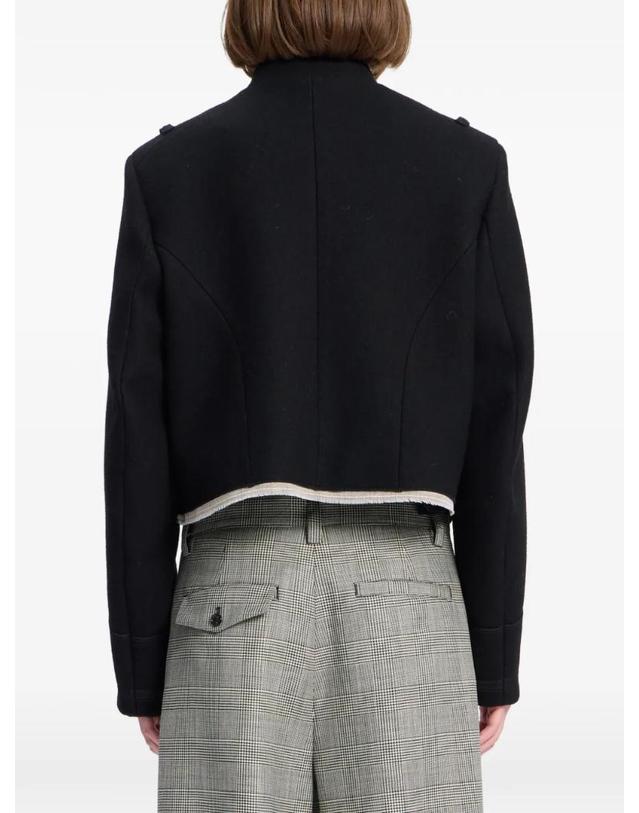 앤 드뮐미스터 앤드뭘미스터 [해외직구] 26 FW Ann Demeulemeester 더블 브레스티드 크롭 재킷 B0014707FA797 TP458771541 착용컷