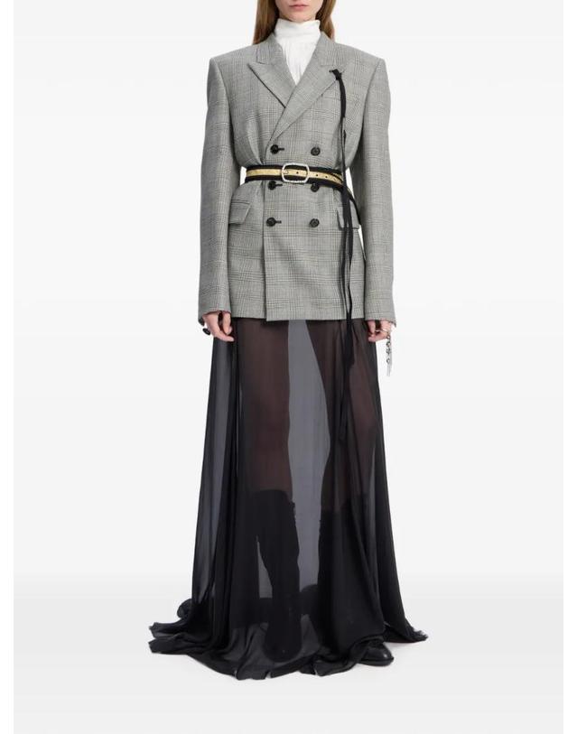 앤 드뮐미스터 앤드뭘미스터 [해외직구] 26 FW Ann Demeulemeester 울 더블 브레스티드 블레이저 B0014509FA760 TP458464771 착용컷