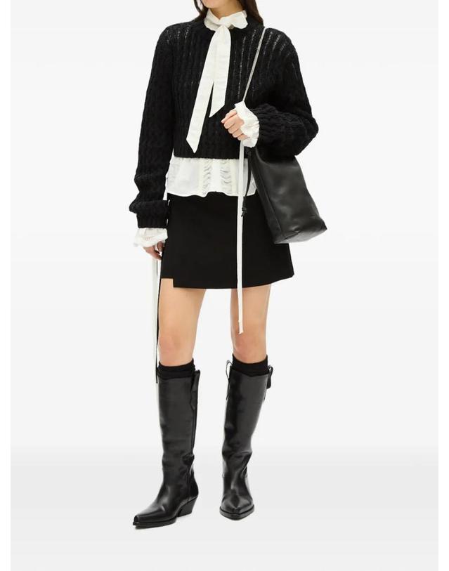 앤 드뮐미스터 앤드뭘미스터 [해외직구] 26 FW Ann Demeulemeester 레자 스웨터 B0014318KN089 TP455686441 착용컷