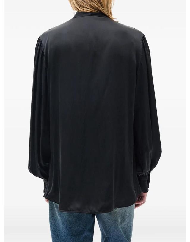앤 드뮐미스터 앤드뭘미스터 [해외직구] 26 FW Ann Demeulemeester 루노 보타이 셔츠 B0014413FA134 TP456501619 착용컷