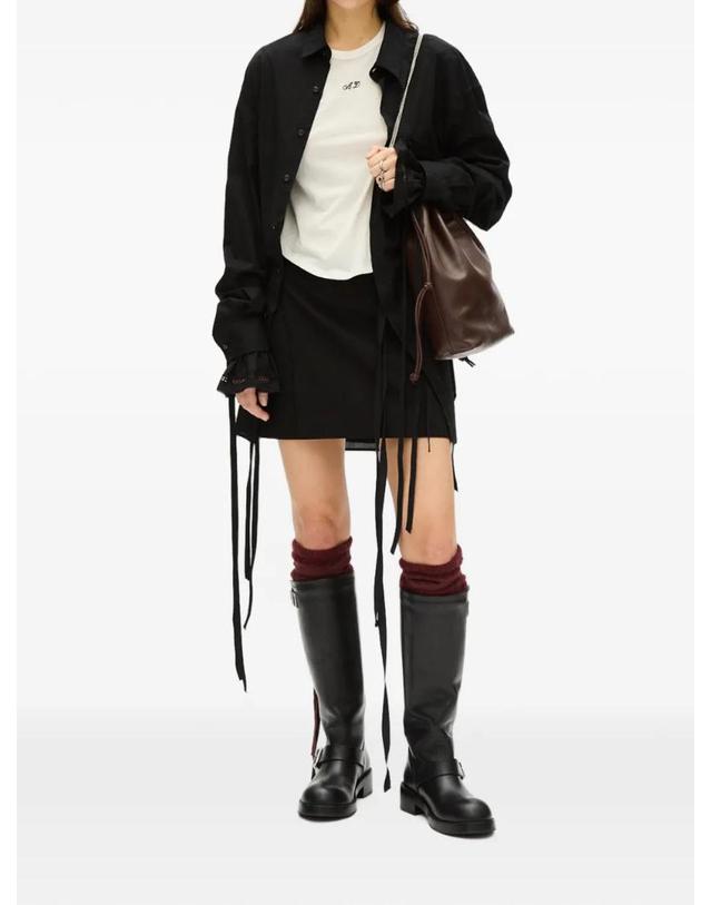 앤 드뮐미스터 앤드뭘미스터 [해외직구] 26 FW Ann Demeulemeester 플로어 티셔츠 B0014239FA206 TP456016002 착용컷