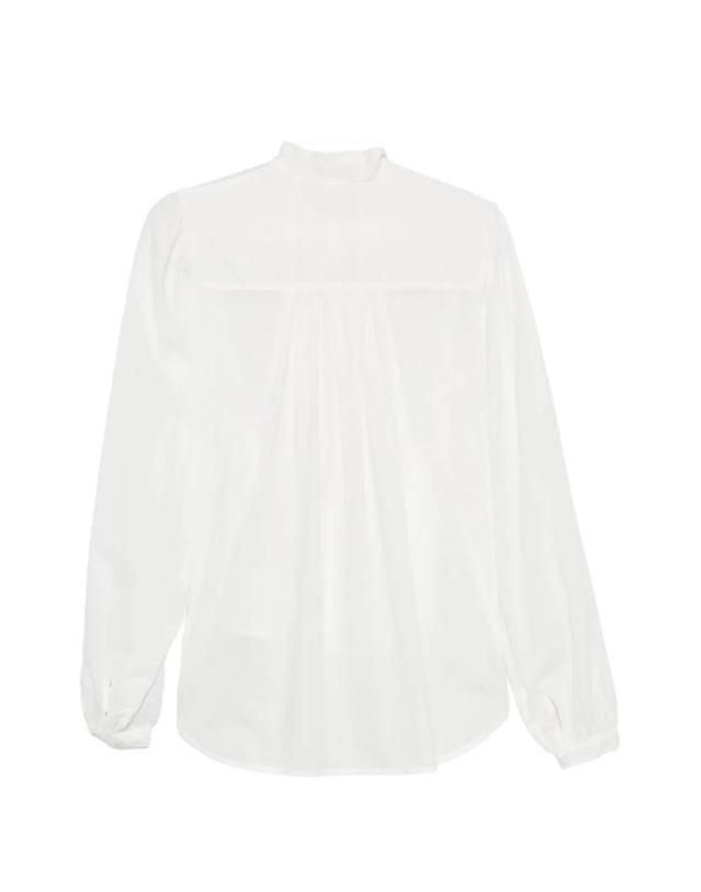 앤 드뮐미스터 앤드뭘미스터 [해외직구] 26 FW Ann Demeulemeester 보우 디테일 핀스트라이프 트리밍 블라우스 2620WSH43FA026 TP457935141 착용컷