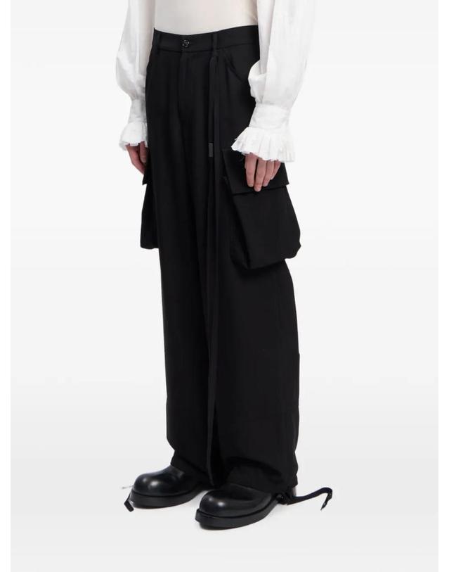 앤 드뮐미스터 앤드뭘미스터 [해외직구] 26 FW Ann Demeulemeester 와이드 카고 팬츠 B0014655FA558099 TP458930119 착용컷