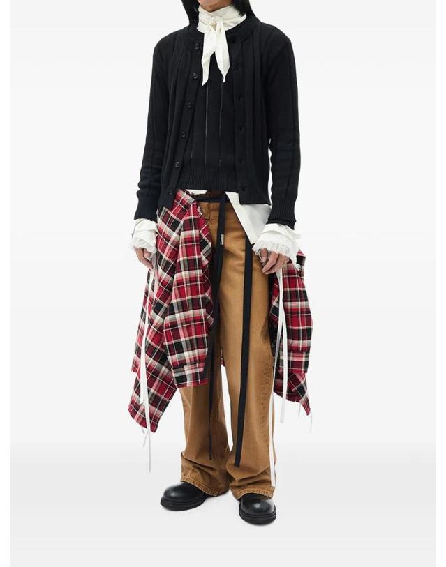 앤 드뮐미스터 앤드뭘미스터 [해외직구] 26 FW Ann Demeulemeester 리키 브러시드 골지 스웨터 B0014301KN085 TP455684751 착용컷