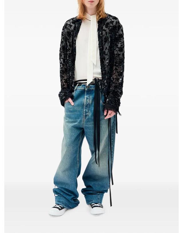 앤 드뮐미스터 앤드뭘미스터 [해외직구] 26 FW Ann Demeulemeester 슬로건 프린트 티셔츠 B0014221FA206 TP456757479 착용컷